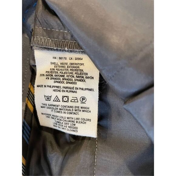 Cartonnier Anthropologie Gray Gridlock Checkered Crop Pants Sz 6 - Picture 6 of 9